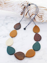 Load image into Gallery viewer, Wooden Teardrop Necklace
