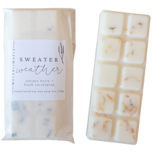 Load image into Gallery viewer, Sweater Weather Scented Snap Bar Wax Melt
