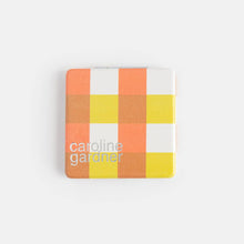 Load image into Gallery viewer, Caroline Gardner Multi Check Square Pocket Mirror
