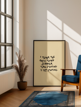 Load image into Gallery viewer, The Only Thing Scarier Than Starting Print
