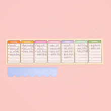 Load image into Gallery viewer, Days of the Week Keyboard Weekly Planner
