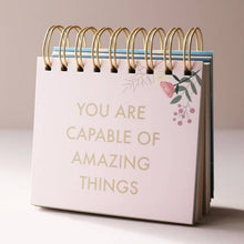 Load image into Gallery viewer, Floral Weekly Positivity Flip Chart
