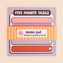 Load image into Gallery viewer, Memo Pad - Five Minute Tasks
