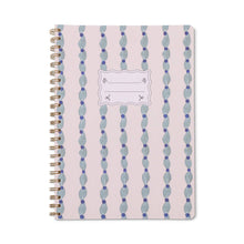 Load image into Gallery viewer, DesignWorks Ink Wavy Blue A4 Twin Wire Notebook
