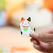 Load image into Gallery viewer, Very Lucky Cat Wooden Pin
