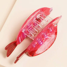 Load image into Gallery viewer, Pink Stripe Fish Hair Claw Clip
