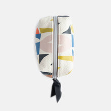 Load image into Gallery viewer, Caroline Gardner Multi Checkmate Heart Mini Cube Cosmetic Bag

