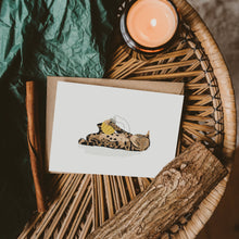 Load image into Gallery viewer, Bengal Cat Playing With Bauble Pack Of 5 Christmas Cards
