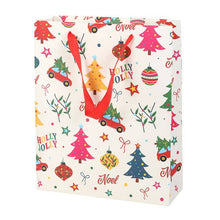Load image into Gallery viewer, Nostalgic Christmas Print Gift Bag
