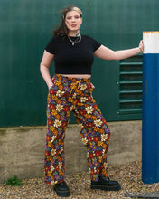 Load image into Gallery viewer, Love Bugs Floral Wide Leg Trousers
