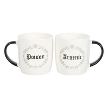 Load image into Gallery viewer, Gothic Poison and Arsenic Couples Mug Set
