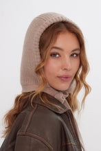 Load image into Gallery viewer, Light Brown Knitted Bonnet
