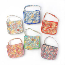 Load image into Gallery viewer, Floral Print Zip Purse with Shoulder Strap
