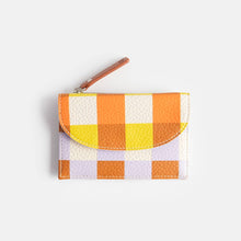 Load image into Gallery viewer, Caroline Gardner Multi Check Cardholder Coin Purse
