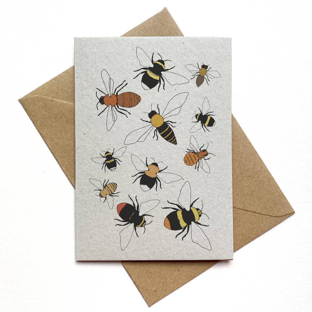Bees Seed Card