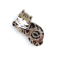 Load image into Gallery viewer, Pearlescent Cat Shaped Hair Clamp
