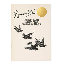 Load image into Gallery viewer, Remember Letterpress Notebook
