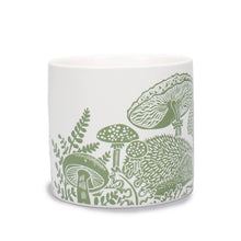 Load image into Gallery viewer, Woodland Mushrooms &amp; Hedgehog Ceramic Plant Pot
