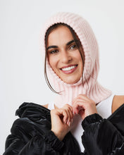 Load image into Gallery viewer, Pink Ribbed Knit Hood
