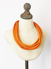 Load image into Gallery viewer, Coral Short Multi Strand Cord Necklace
