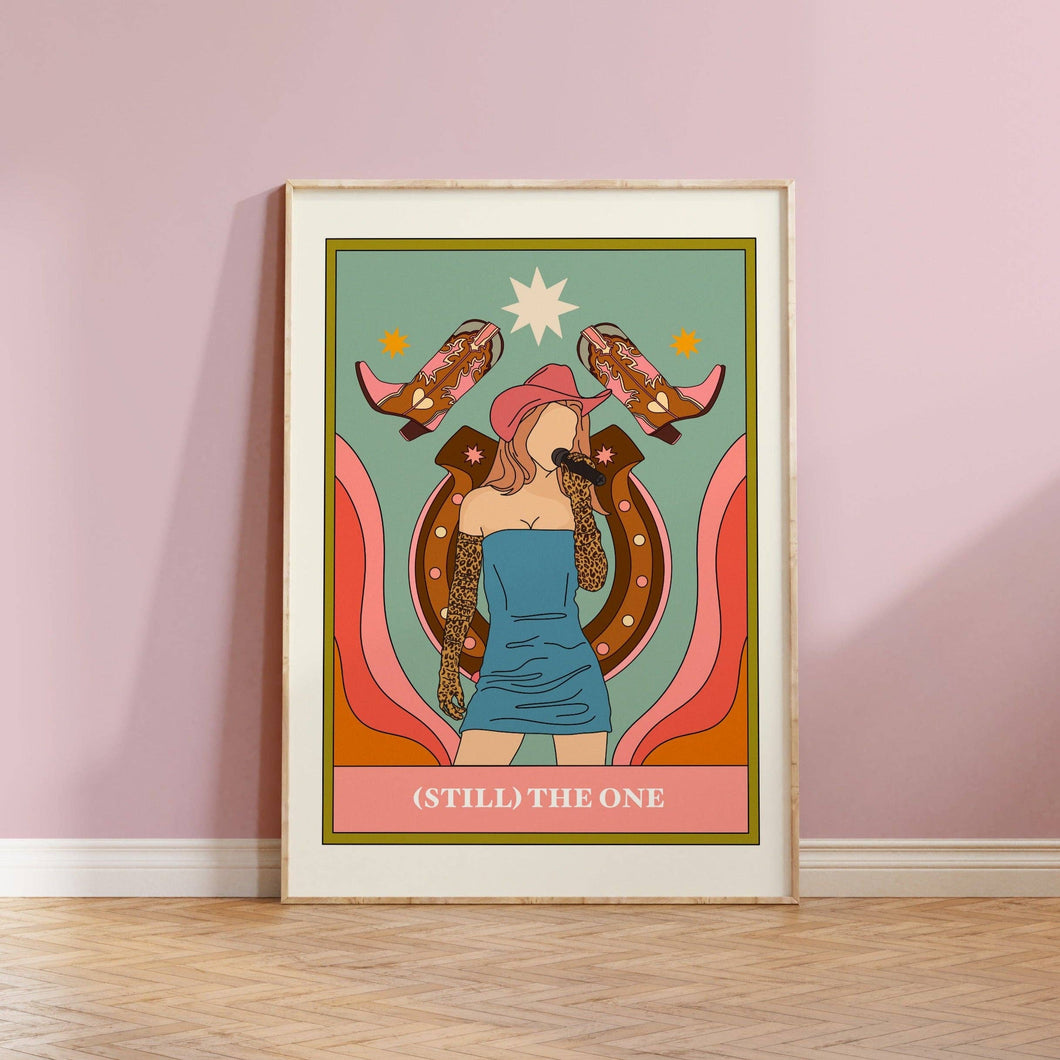 Shania Twain Tarot Card Art Print