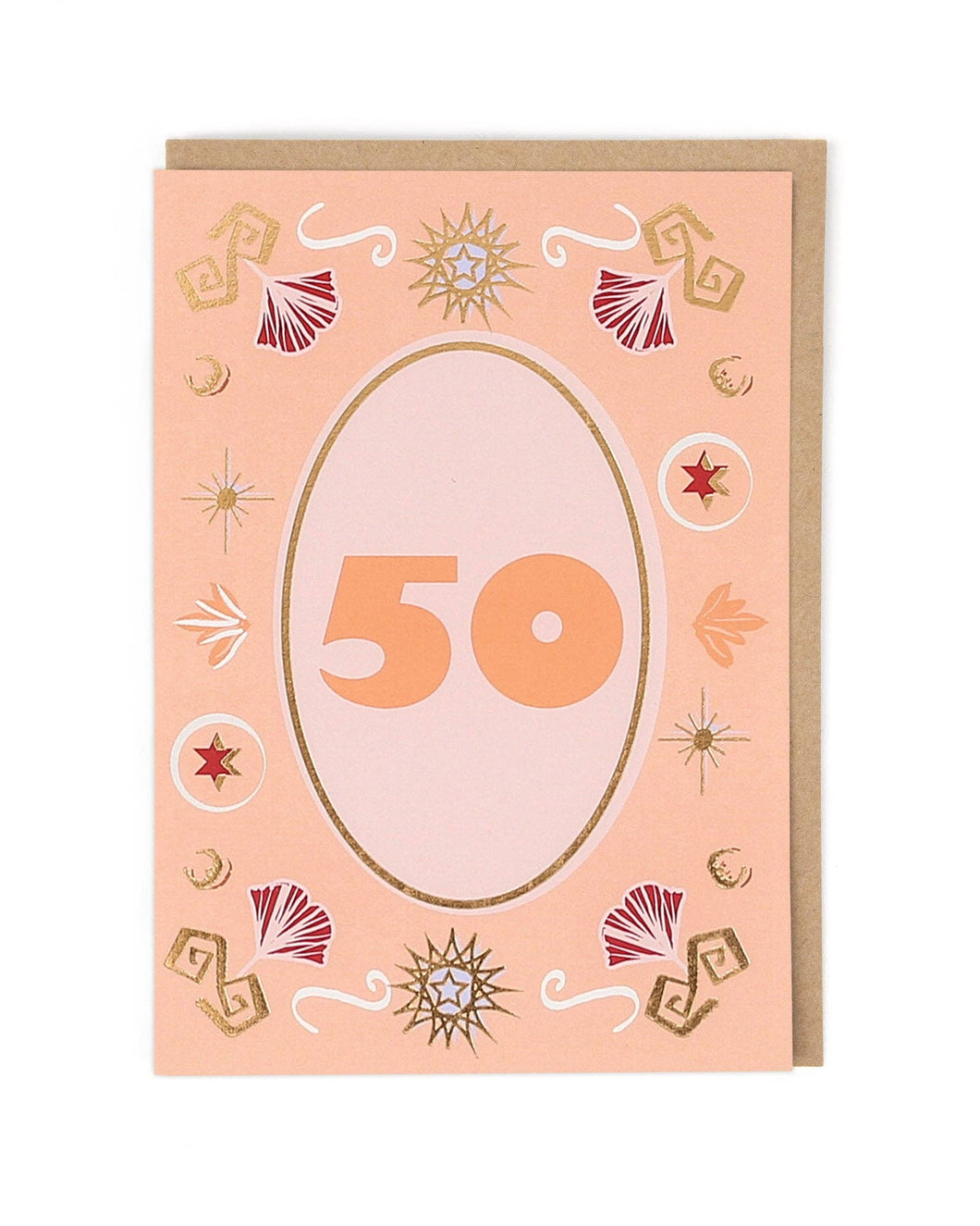 50th Birthday Greetings Card