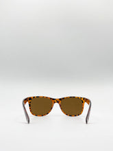 Load image into Gallery viewer, Tortoiseshell Wayfarer Sunglasses with Brown Lenses
