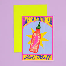 Load image into Gallery viewer, Happy Birthday Hot Stuff Greetings Card
