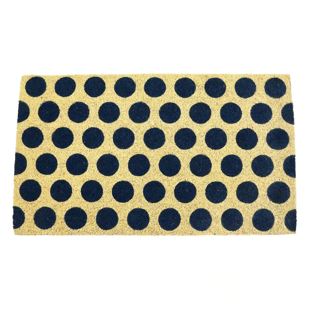 Navy Spot Doormat