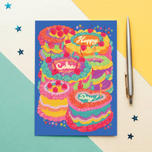 Load image into Gallery viewer, Happy Cake Day Greetings Card
