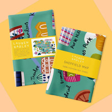 Load image into Gallery viewer, Sheffield Map Tea Towel
