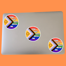 Load image into Gallery viewer, Safe With Me Vinyl Sticker
