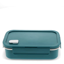 Load image into Gallery viewer, Blue Double Wall Lunch Box with Divider
