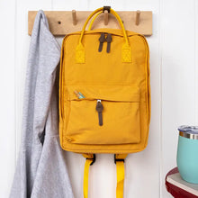 Load image into Gallery viewer, Mustard Yellow Compact Backpack
