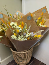 Load image into Gallery viewer, Yellow Dried Flower Bouquet
