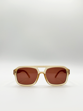 Load image into Gallery viewer, Navigator Sunglasses In Matte Sand
