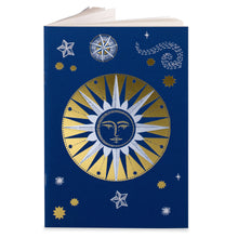 Load image into Gallery viewer, Sun and Stars Letterpress Notebook
