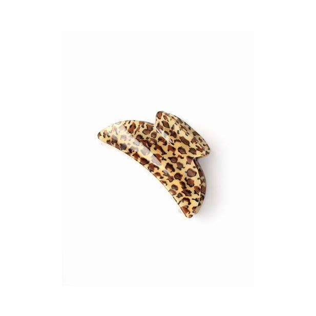 Leopard Print Hair Claw Clip