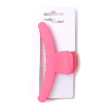 Load image into Gallery viewer, Pink Narrow Curved Hair Clamp
