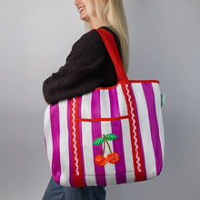 Load image into Gallery viewer, Recycled Plastic Cherry Tote Bag

