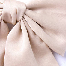 Load image into Gallery viewer, Nude Bow Barrette Hair Clip
