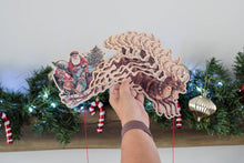 Load image into Gallery viewer, Santa Sleigh Diecut Garland
