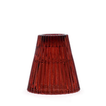 Load image into Gallery viewer, Red Glass Double Sided Tealight Holder

