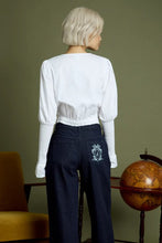 Load image into Gallery viewer, Shirred Puff Sleeve Blouse
