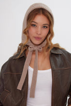Load image into Gallery viewer, Light Brown Knitted Bonnet
