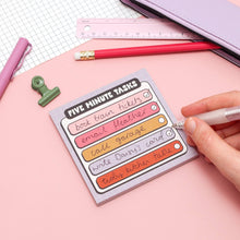 Load image into Gallery viewer, Memo Pad - Five Minute Tasks
