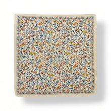 Load image into Gallery viewer, Cream Ditsy Meadow Floral Square Scarf
