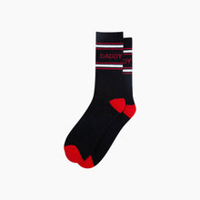 Load image into Gallery viewer, Daddy Organic Cotton Sports Socks in Black
