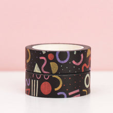 Load image into Gallery viewer, Navy Geometric Washi Tape
