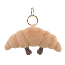 Load image into Gallery viewer, Plush Croissant Bag Charm
